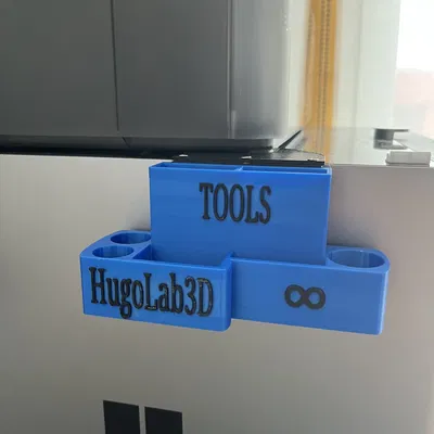 Hộp dụng cụ và giá đỡ với nam châm cho Bambulab