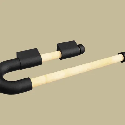 Giá đỡ khăn giấy treo tường bằng gỗ