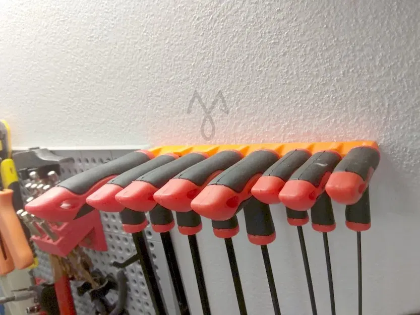 Giá đỡ chìa khóa lục giác gắn tường (10>2mm) - Image 1