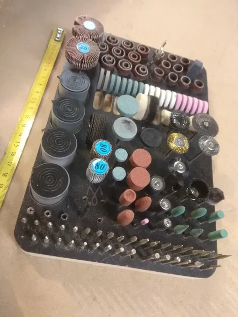 Khay đựng dụng cụ lớn giống Dremel cho phụ kiện trục 3mm - Image 3