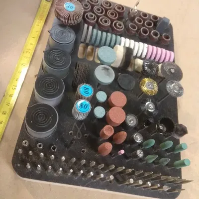 Khay đựng dụng cụ lớn giống Dremel cho phụ kiện trục 3mm