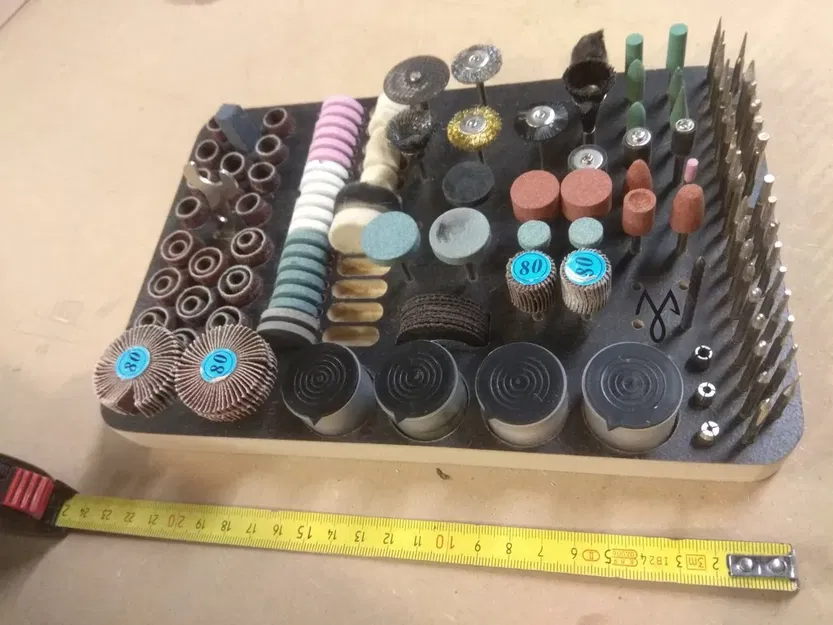 Khay đựng dụng cụ lớn giống Dremel cho phụ kiện trục 3mm - Image 4