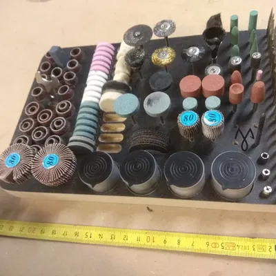 Khay đựng dụng cụ lớn giống Dremel cho phụ kiện trục 3mm