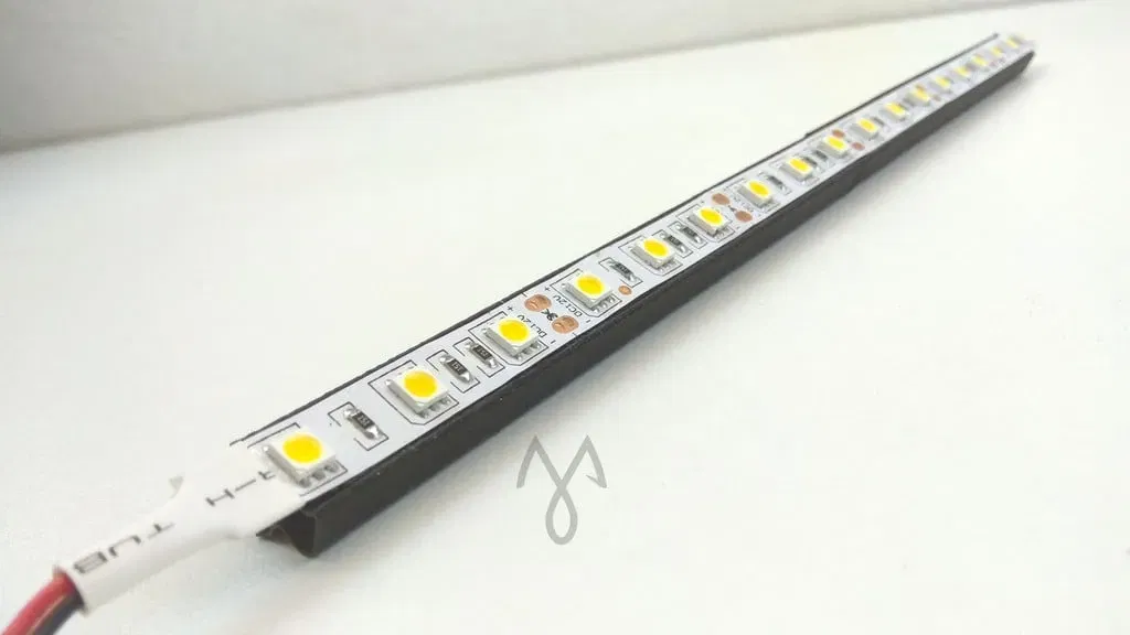 Ray LED 10mn cho profile nhôm 2020 với góc lắp 30° - Image 3