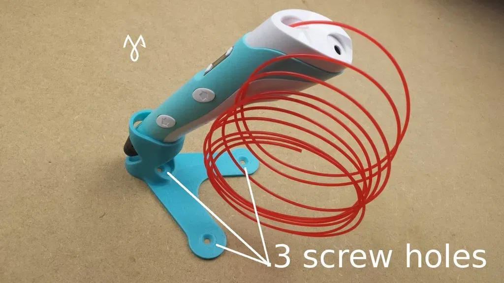 Giá đỡ bút 3D 7Tech chắc chắn và ổn định - Image 3