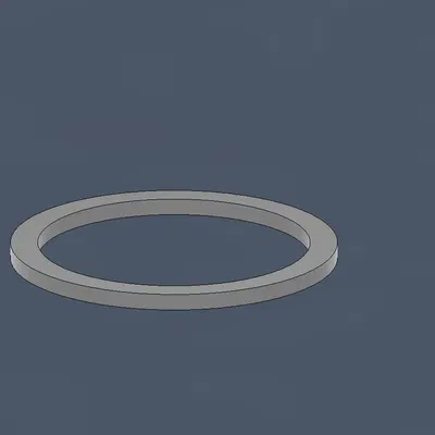 Bánh donut kiểm tra độ co rút của vật liệu in 3D