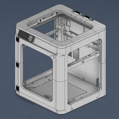 Vỏ chống âm cho máy in 3D Bambu P1P