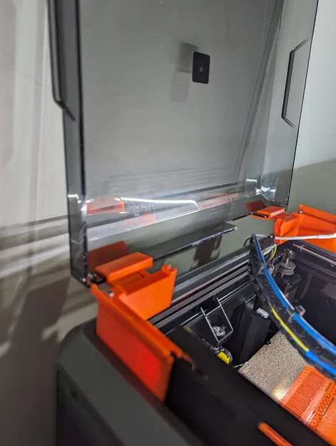 Giá đỡ nắp có bản lề với đế LED cho Creality K1 - Image 1