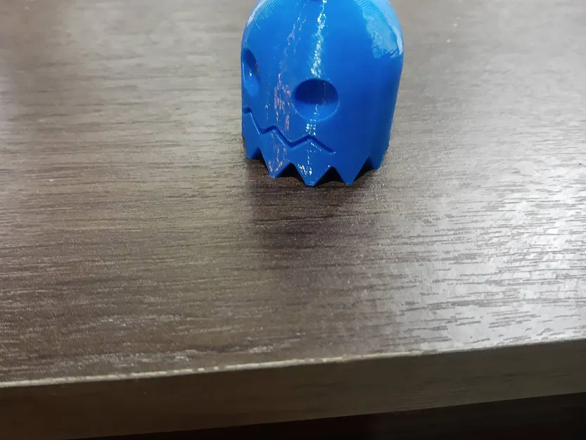 Móc khóa ma Pac-Man remix với miệng mở - Image 1