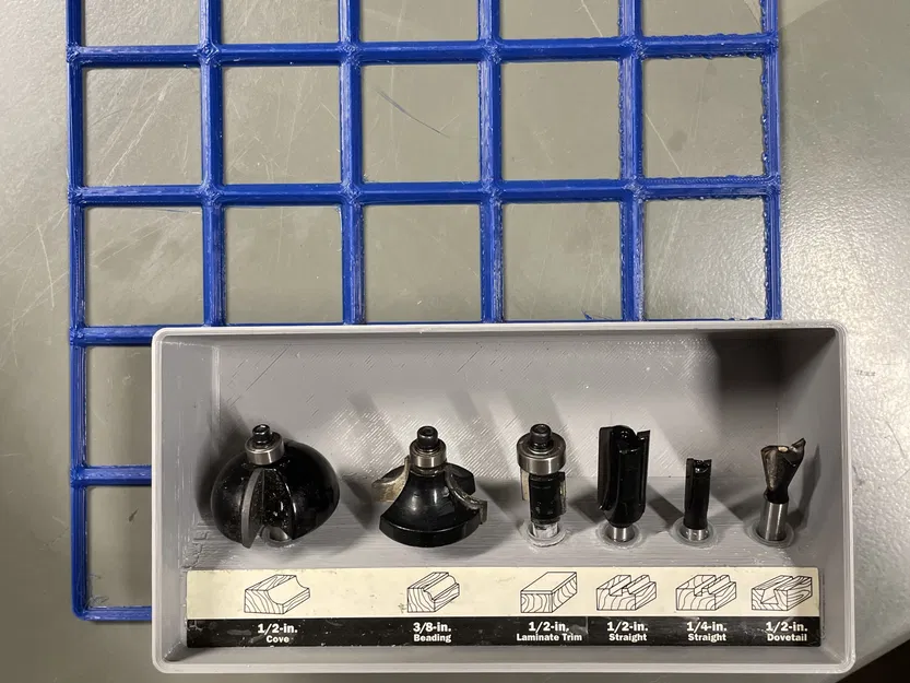 Giá đỡ bit router xếp chồng Gridfinity - Image 3