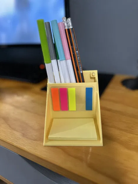 Khối tổ chức văn phòng cho giấy nhớ và bút - Image 6