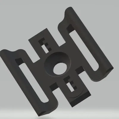 Giá đỡ zip tie bằng đinh ốc đầu phẳng hoặc băng dính đôi