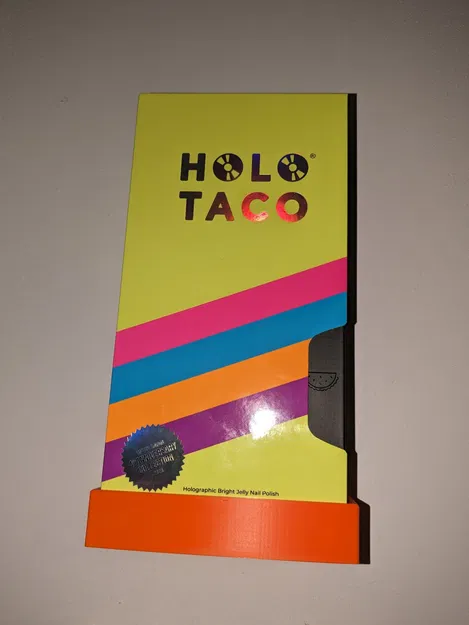 Giá đỡ hộp sơn móng tay Holo Taco kỷ niệm 4 năm - Image 1