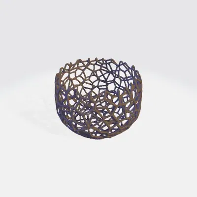 Chậu cây Voronoi nghệ thuật 3D