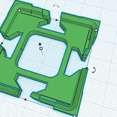 Bảng đế Clickfinity tinh chỉnh cho Gridfinity (có file STEP)