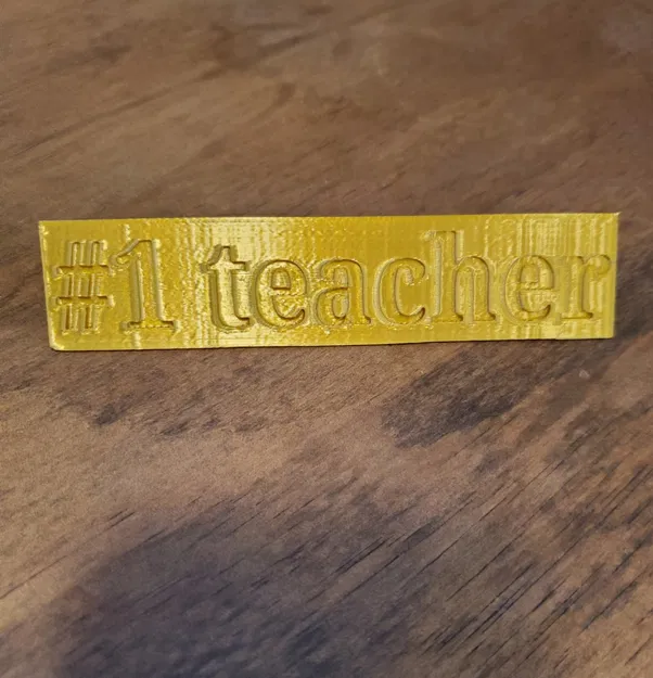 Bảng tên giáo viên yêu thích dành cho bàn làm việc - Image 1