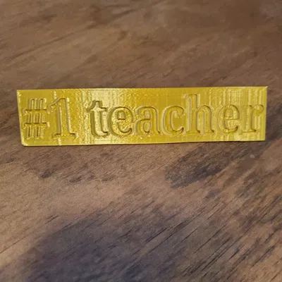 Bảng tên giáo viên yêu thích dành cho bàn làm việc