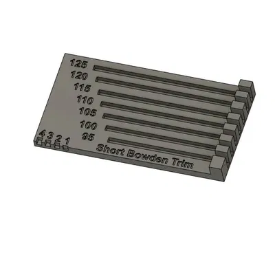 Hướng dẫn cắt ống Bowden ngắn chính xác