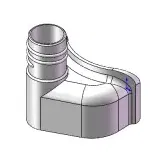 Bộ chuyển đổi bụi cho máy phay Bosch 1617