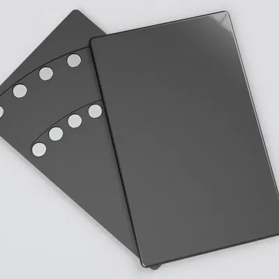 Slider fidget kích thước thẻ tín dụng với nam châm 5mm và 6mm