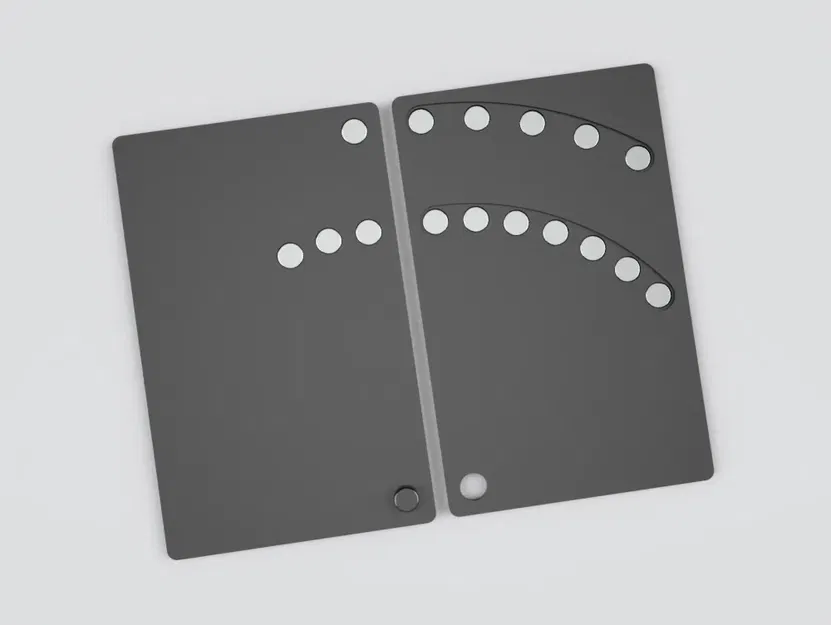 Slider fidget kích thước thẻ tín dụng với nam châm 5mm và 6mm - Image 2