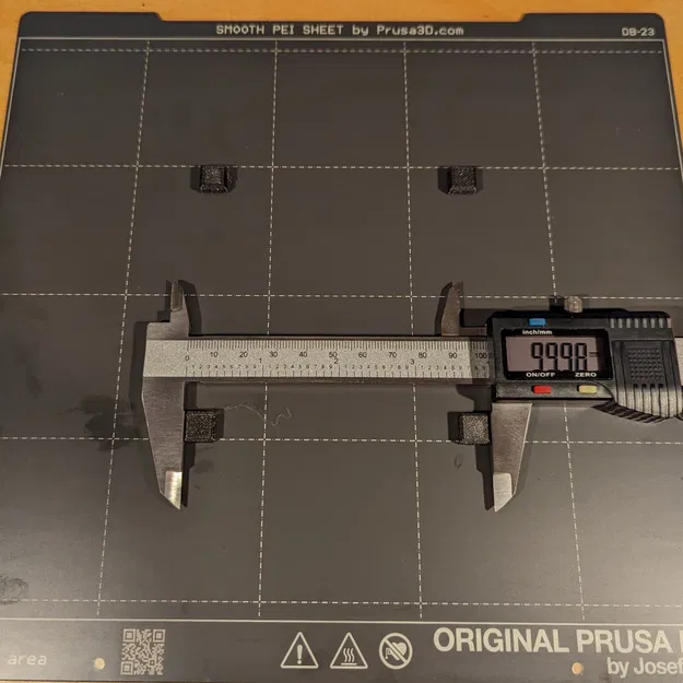 Hình vuông/cube hiệu chuẩn trên giường in 3D - Image 2