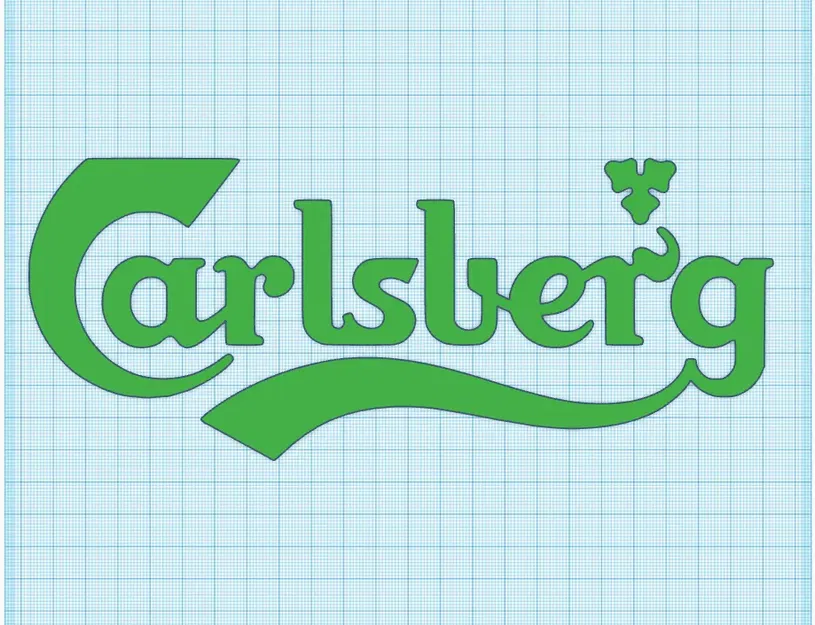 Biểu tượng Carlsberg với định dạng STL - Image 1