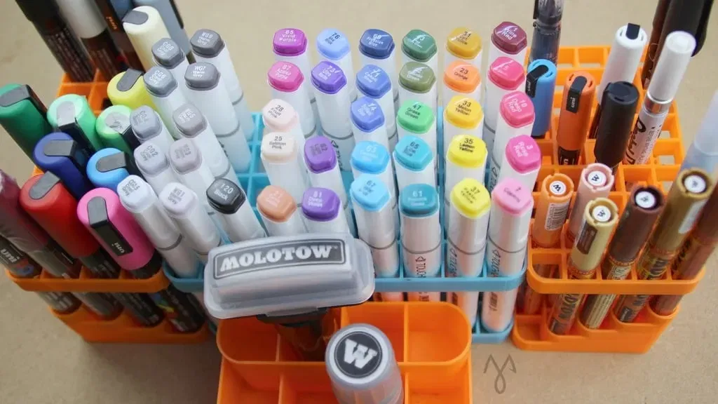 Giá đỡ bút đánh dấu đa kích thước cho Posca và Copic - Image 1