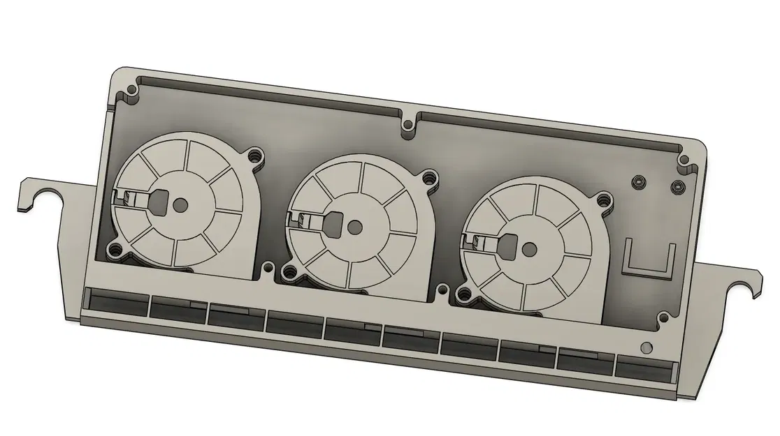 Hệ thống làm mát phụ cho Ender 3 S1 với ba quạt 5015 - Image 2