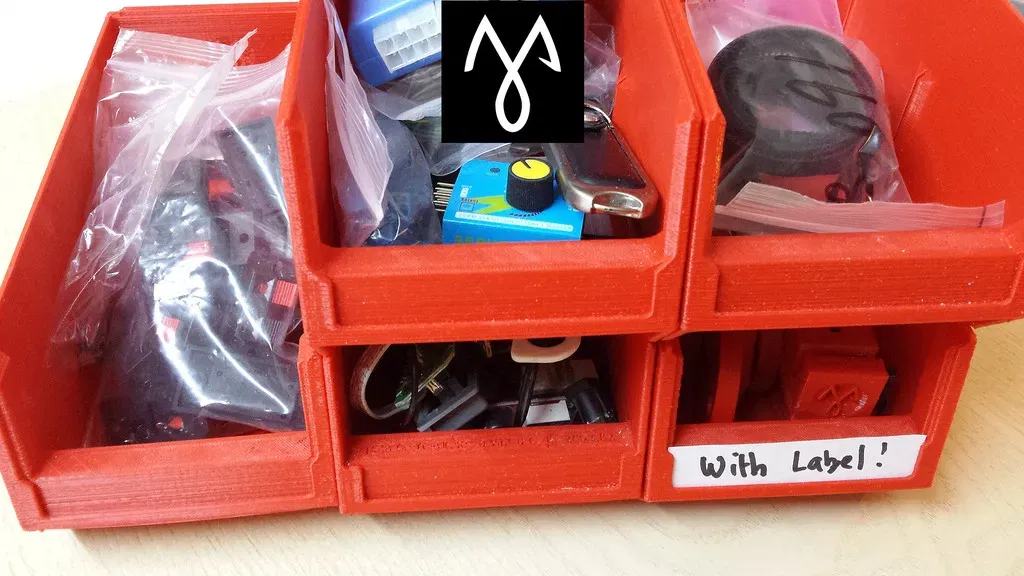 Thùng chứa lớn tiện ích có thể xếp chồng - Image 1