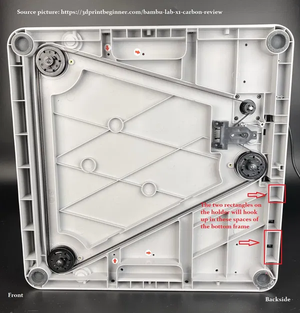Giá đỡ và thùng chứa cho Bambu Lab X1 dễ sử dụng, in nhanh và ... - Image 4