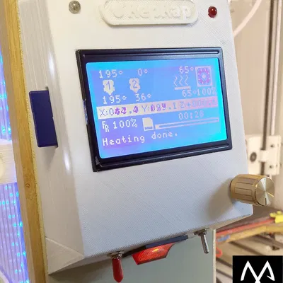 Giá đỡ thông minh ReprapDiscount 12864 với đèn và công tắc