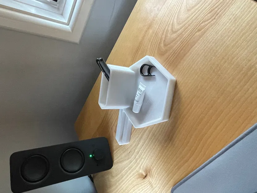 Giá đỡ điện thoại và tổ chức bàn làm việc hình lục giác - Image 2