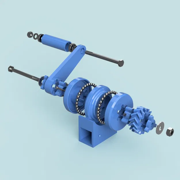 Bộ bánh răng 3D với các phụ kiện lắp ghép đa dạng - Image 3