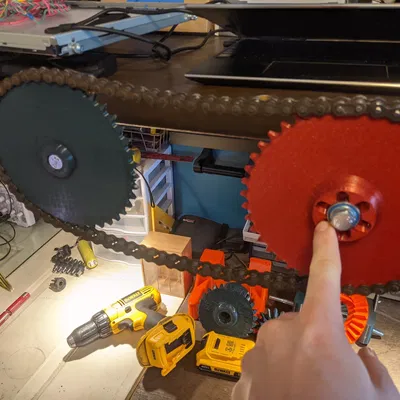 Bộ bánh răng tương thích với MakeRig kích thước ANSI #40