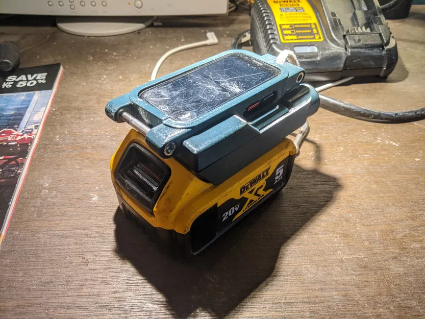 Bộ ốp điện thoại Unihertz Jelly 2 cho pin Dewalt 20v - Image 2