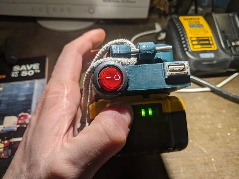 Bộ ốp điện thoại Unihertz Jelly 2 cho pin Dewalt 20v - Image 3