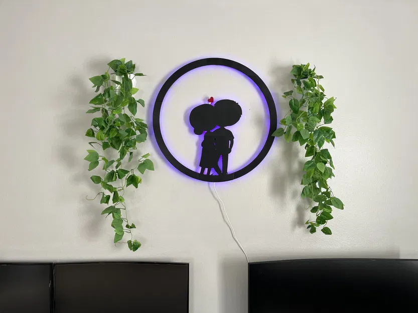 Nghệ thuật trang trí tường phát sáng độc đáo - Image 1