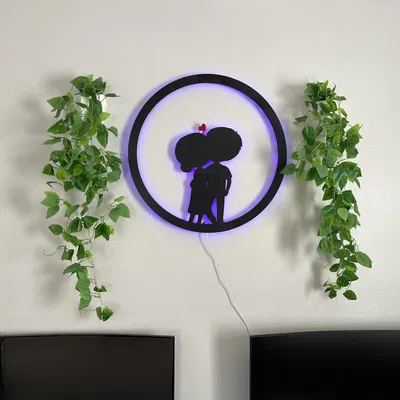 Nghệ thuật trang trí tường phát sáng độc đáo