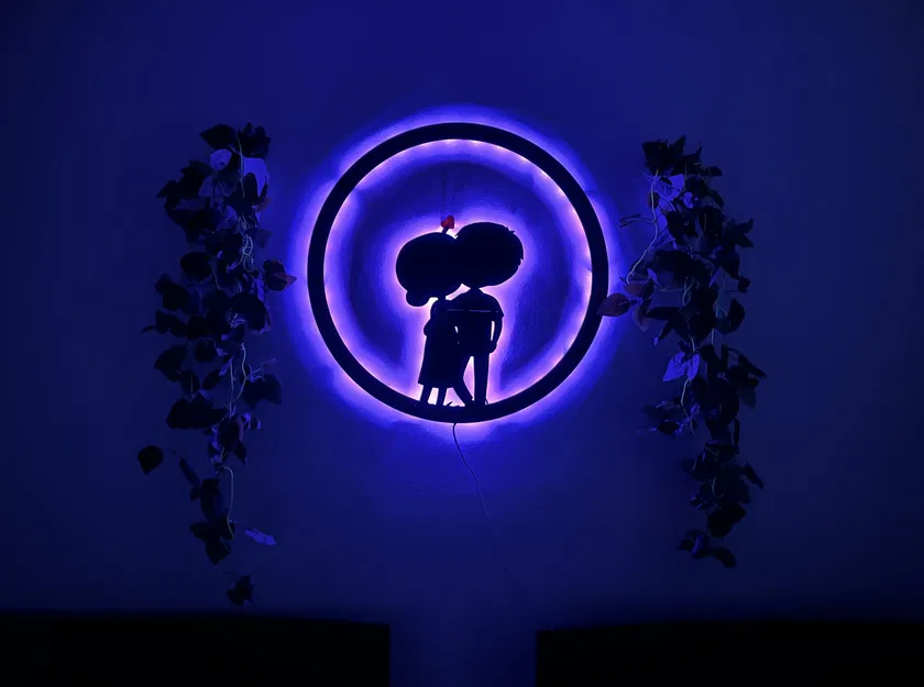 Nghệ thuật trang trí tường phát sáng độc đáo - Image 2