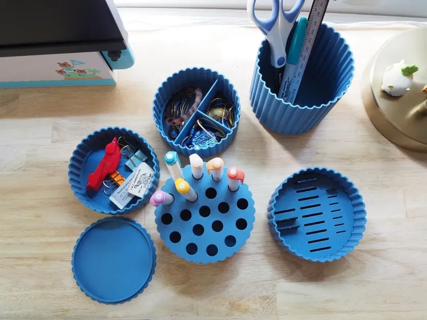 Hệ thống tổ chức bàn làm việc xếp chồng mô-đun - Image 2