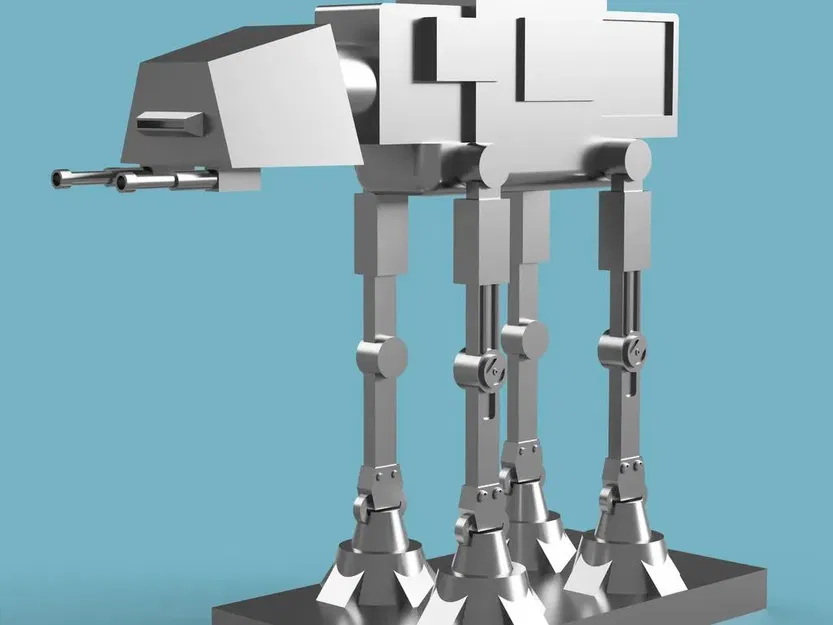 Mô hình AT-AT từ Star Wars được thiết kế lại trong Fusion 360 - Image 1