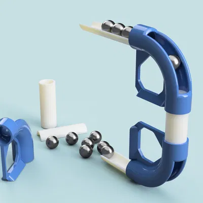 Đường đua bi cầu trong mê cung bằng ống PVC 1 inch