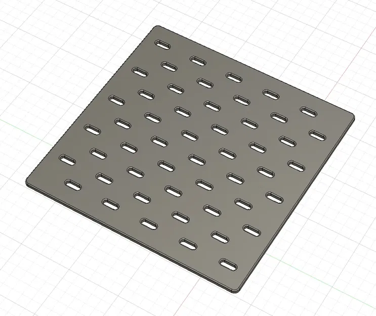 Lưới giá đỡ Skadis của IKEA dưới dạng file Step cho Fusion - Image 1