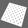 Giá treo tường IKEA Skadis với lỗ khoan lắp đặt - Thumbnail 1