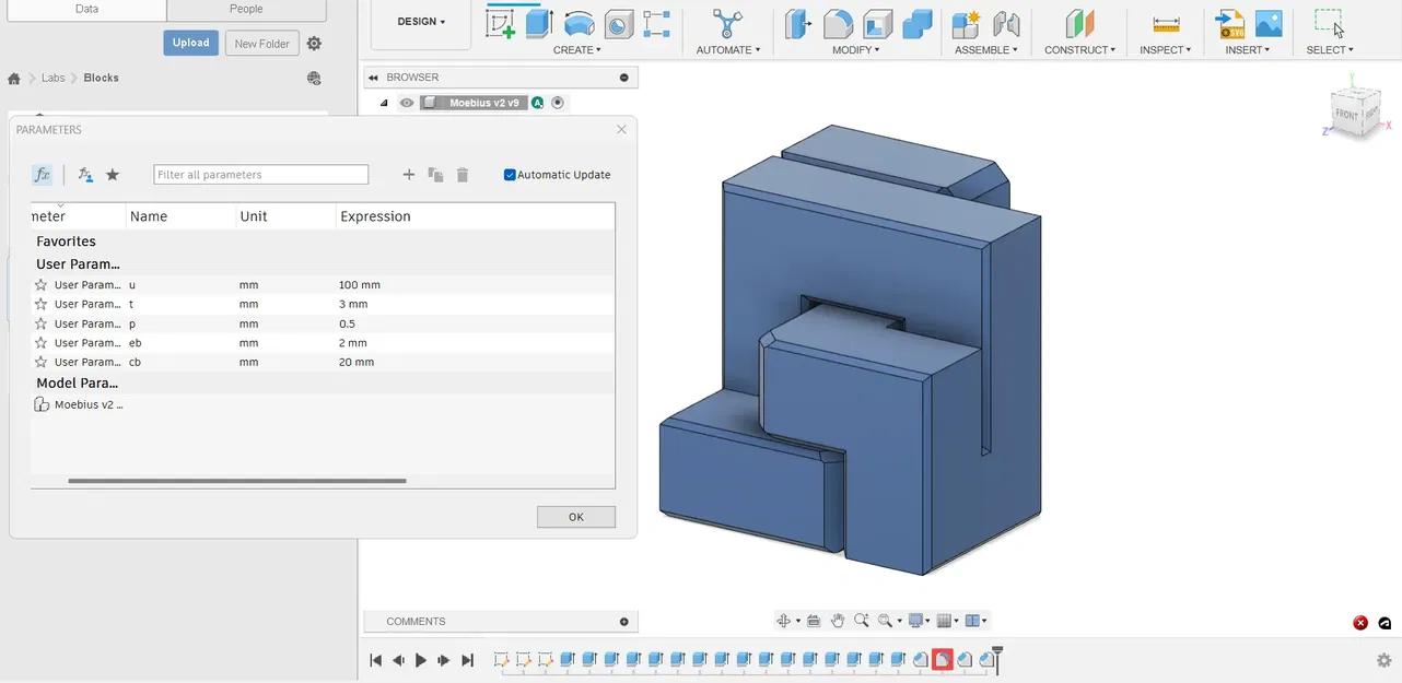 Khối lập phương Möbius tham số ba chiều - Image 6