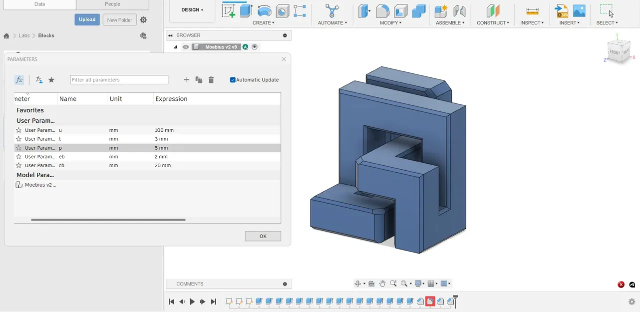 Khối lập phương Möbius tham số ba chiều - Image 7