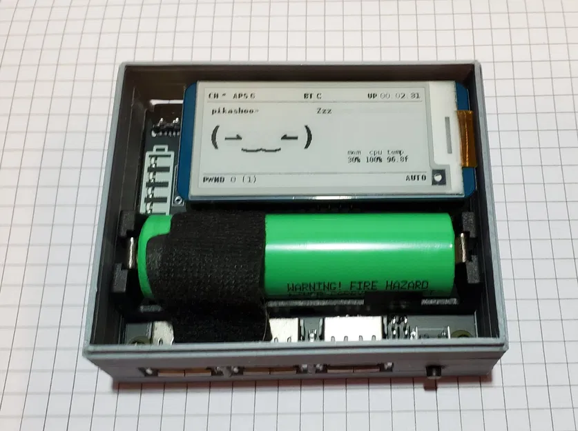 Vỏ bảo vệ cho Geekworm X306 UPS shield và RPi Zero W - Image 3