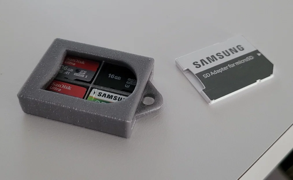 Chìa khóa đựng thẻ nhớ micro SD và bộ chuyển đổi - Image 2