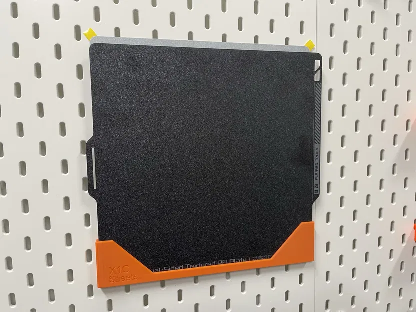 Giá đỡ tấm in cho Bambu Lab X1C từ IKEA Skadis - Image 1